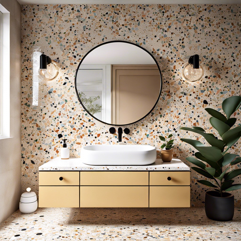 terrazzo inspired tiles