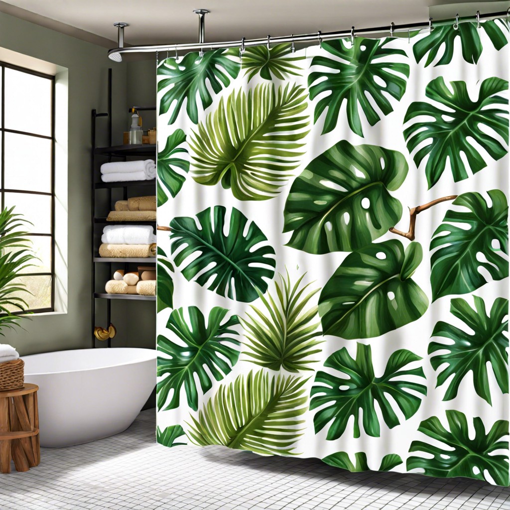 tropical leaf prints