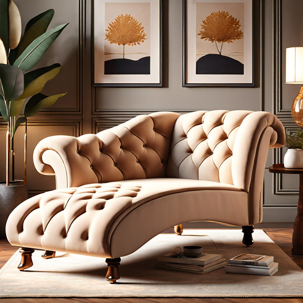 upholstered chaise lounges