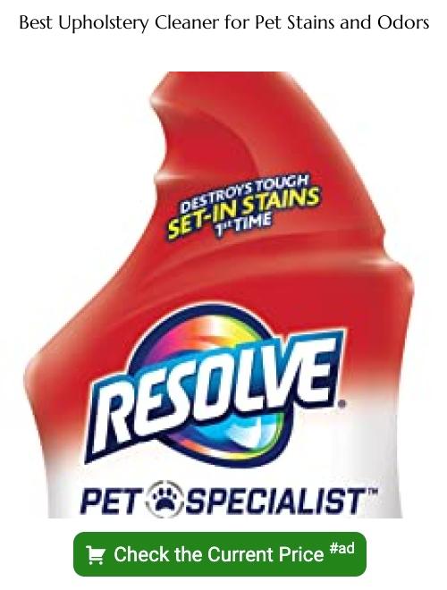 upholstery cleaner for pet stains and odors