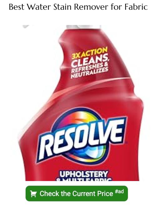 water stain remover for fabric