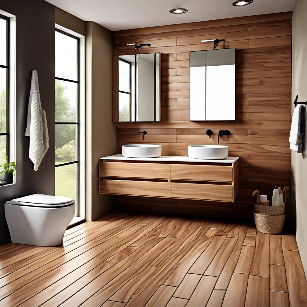 wood look ceramic tiles