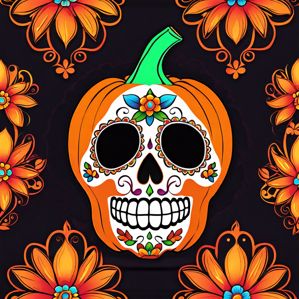 day of the dead sugar skull