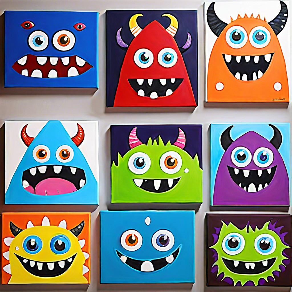 monster faces