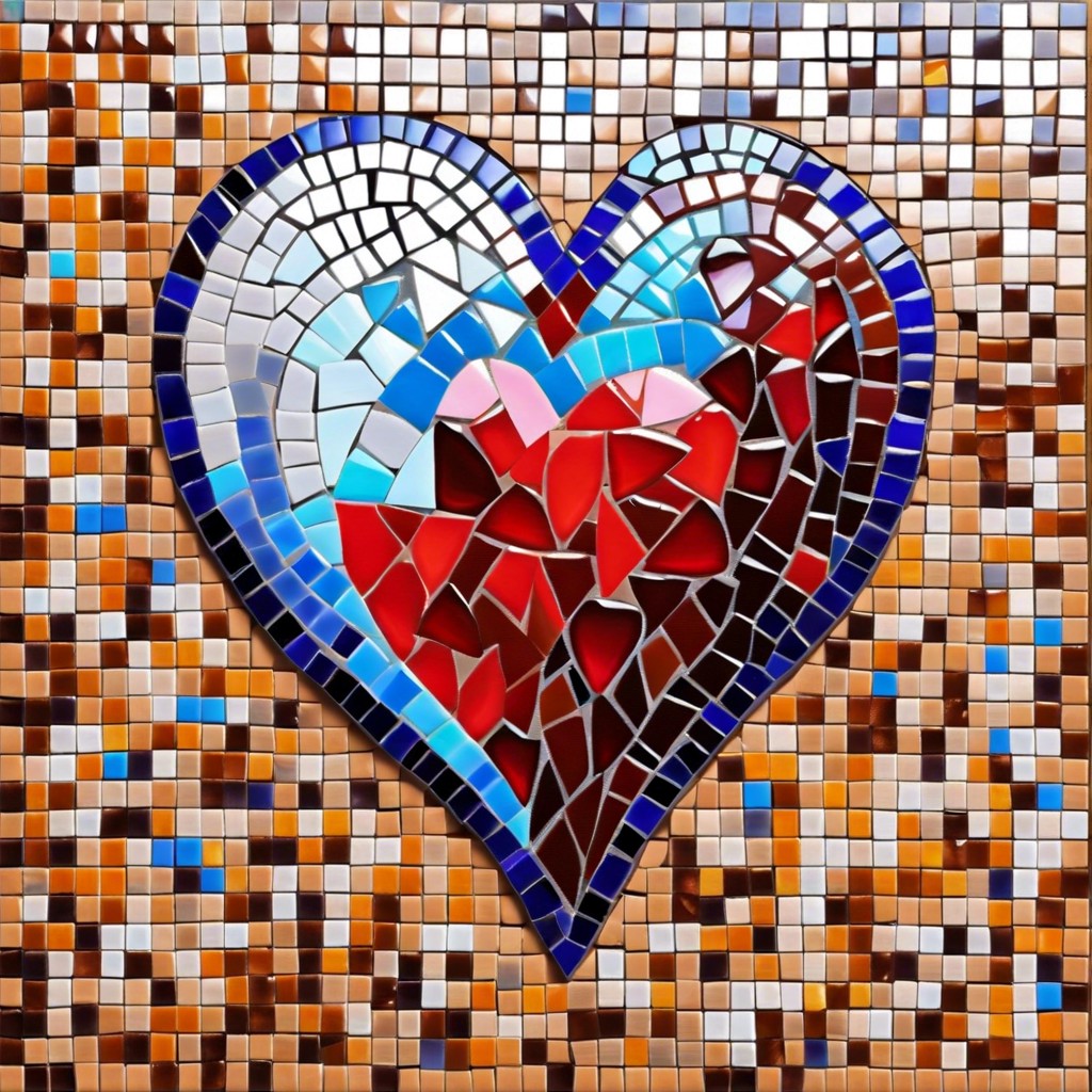 mosaic heart