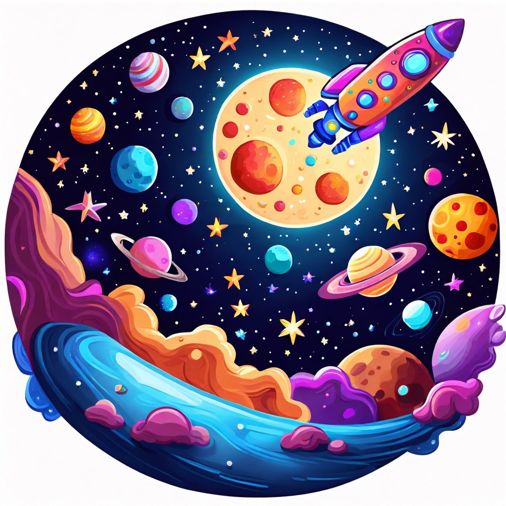 outer space scene