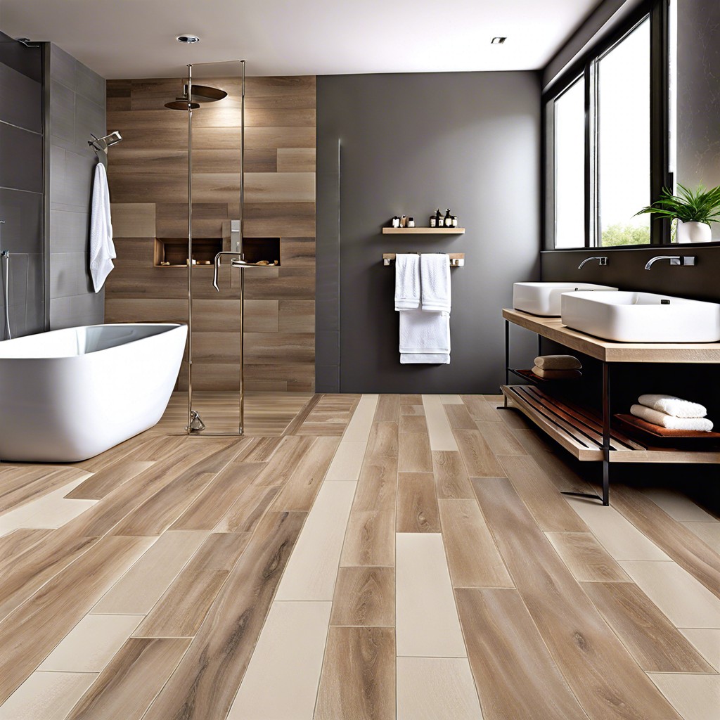 wood look porcelain tiles