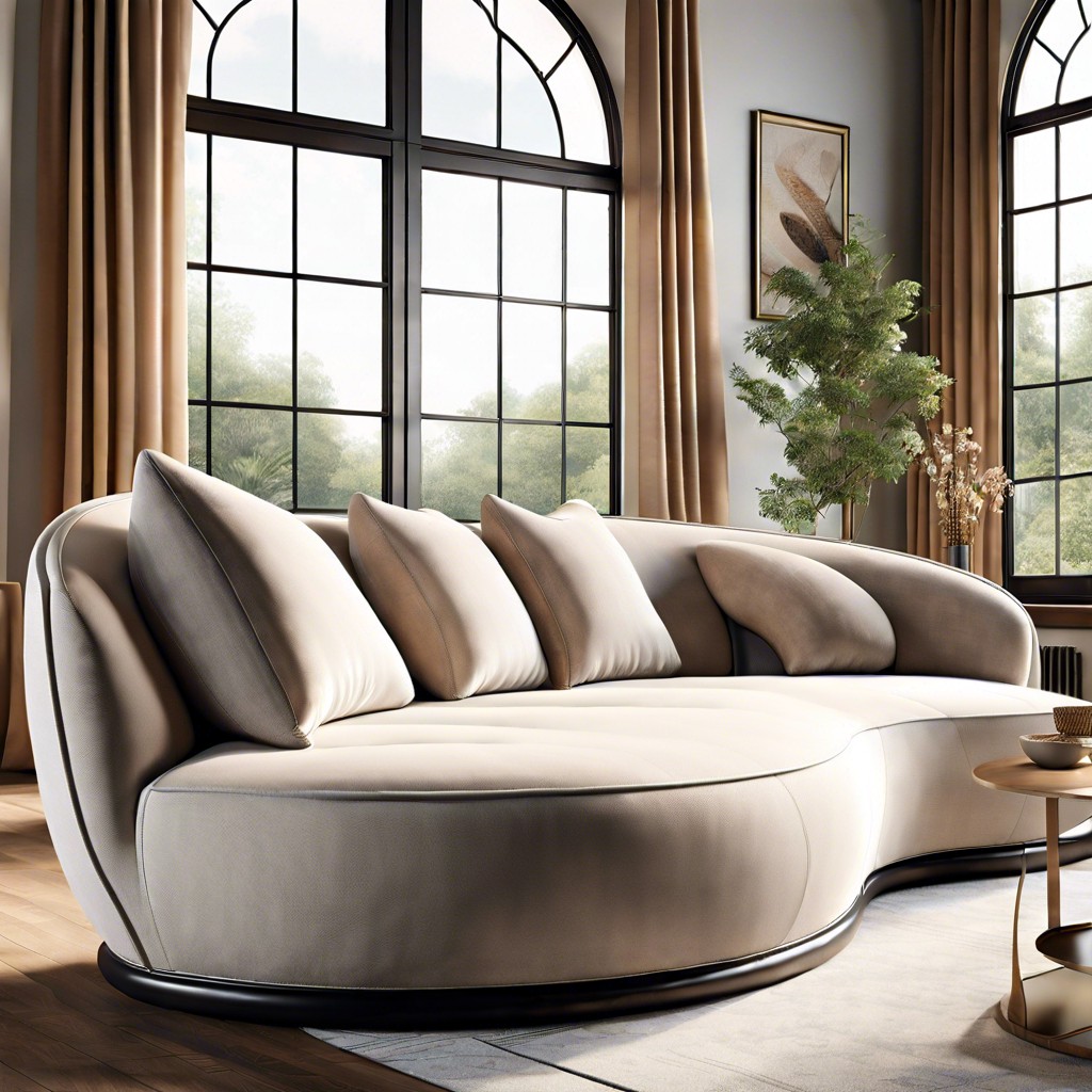 15 Ideas for a Stunning Curved Sofa Transformation