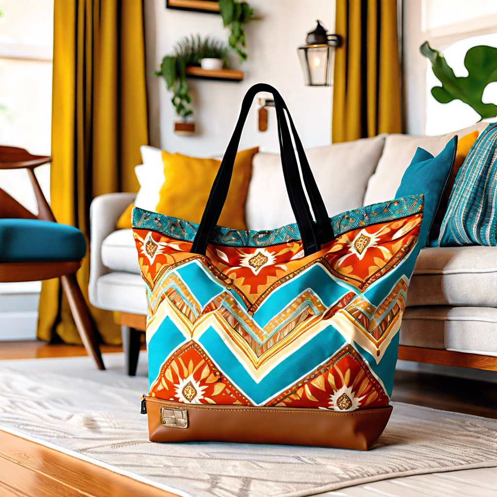 use the upholstery for diy tote bags