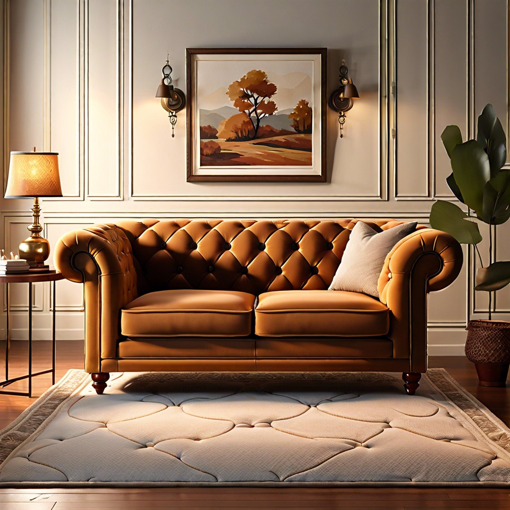 vintage tufted style