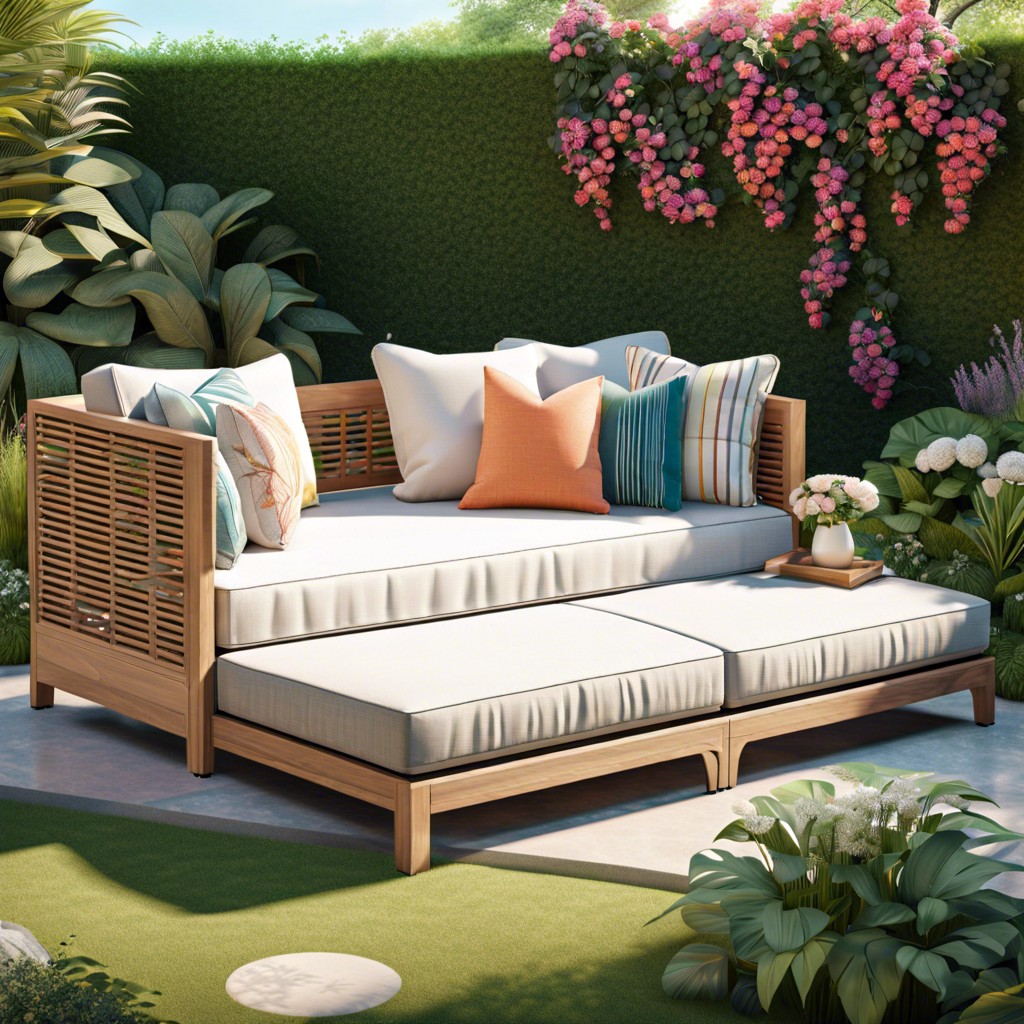 convertible daybed sectional