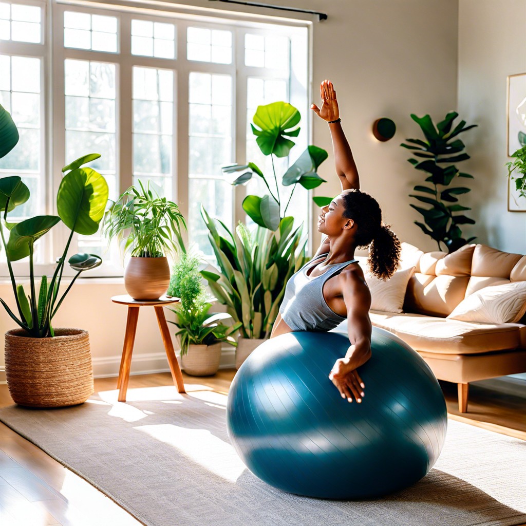 try the stretch on a stability ball instead of a couch