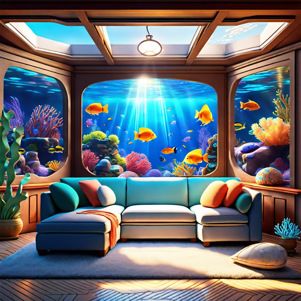 underwater couch scene