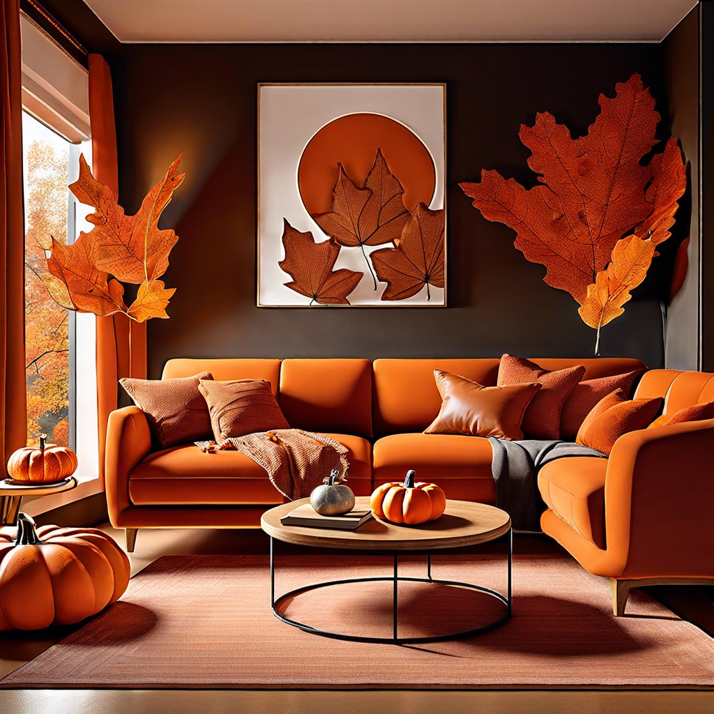 15 Ideas for Your Orange Couch