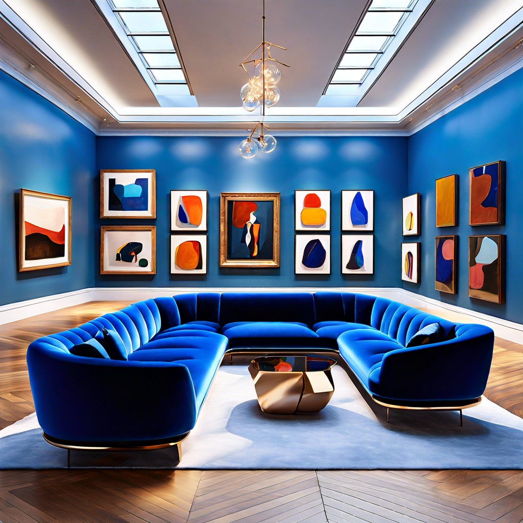 contemporary art gallery room