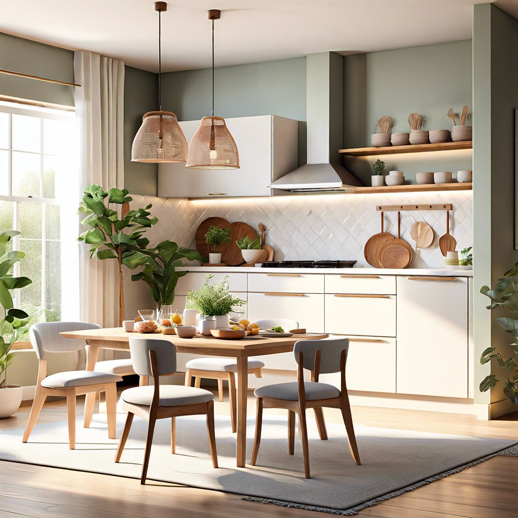 modern kitchen diner bench