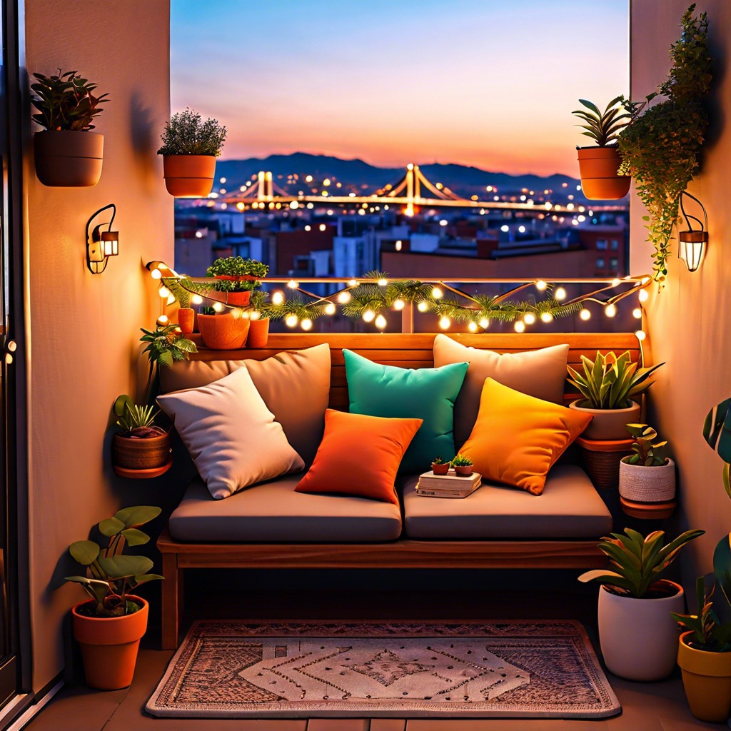 tiny balcony chill spot