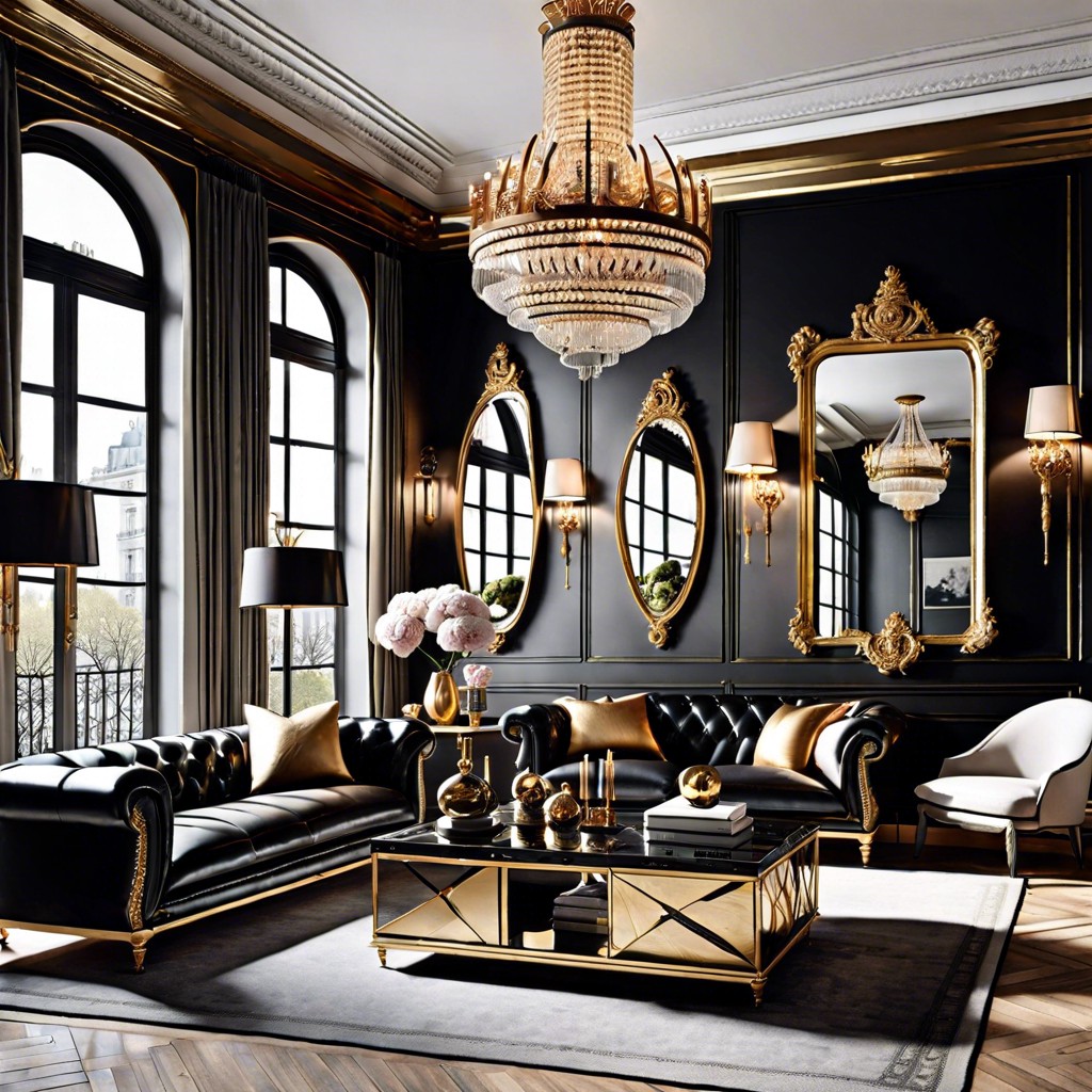 chic parisian inspired parlor