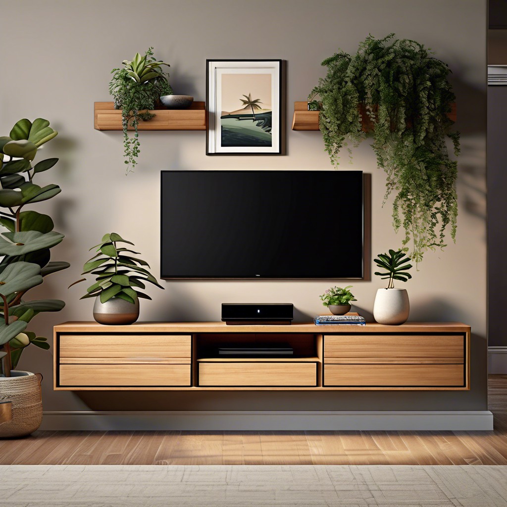 floating media console