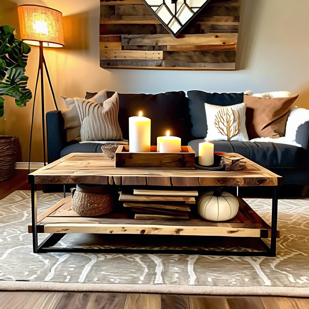 reclaimed wood coffee table