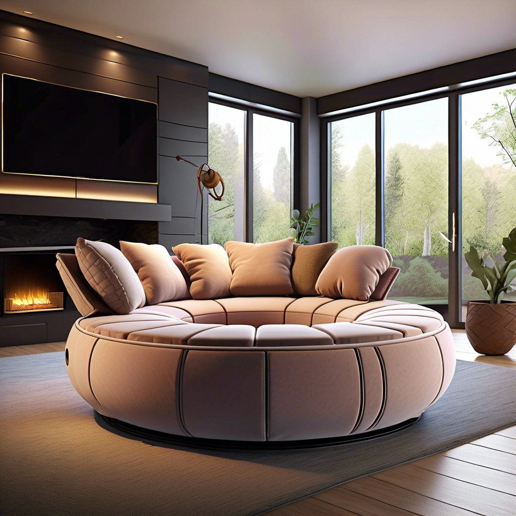 15 Stylish Ideas for Your Round Couch