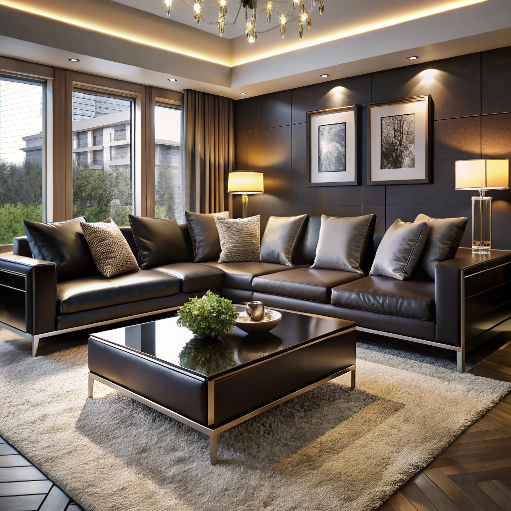 metal trim accents