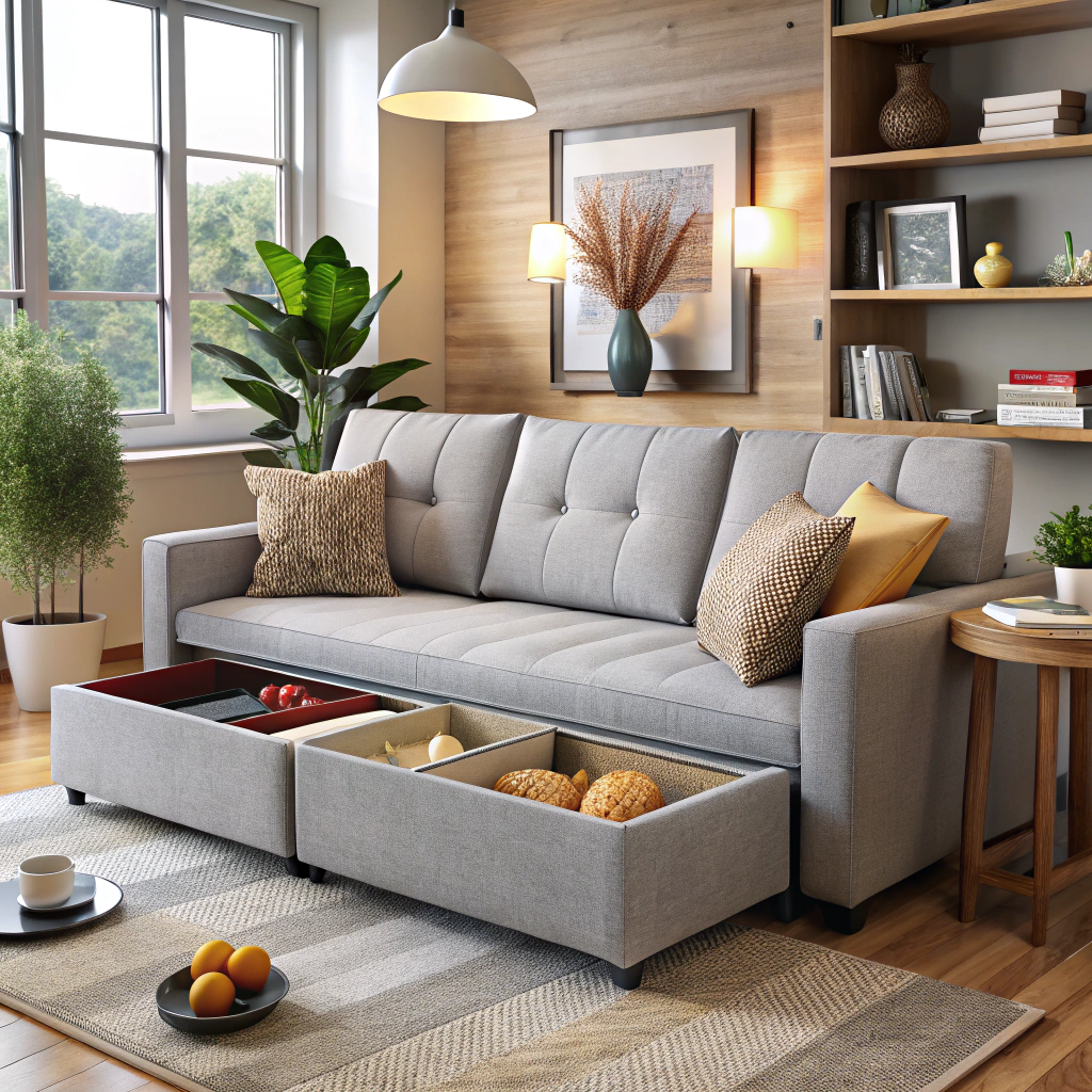 armrest flip top storage