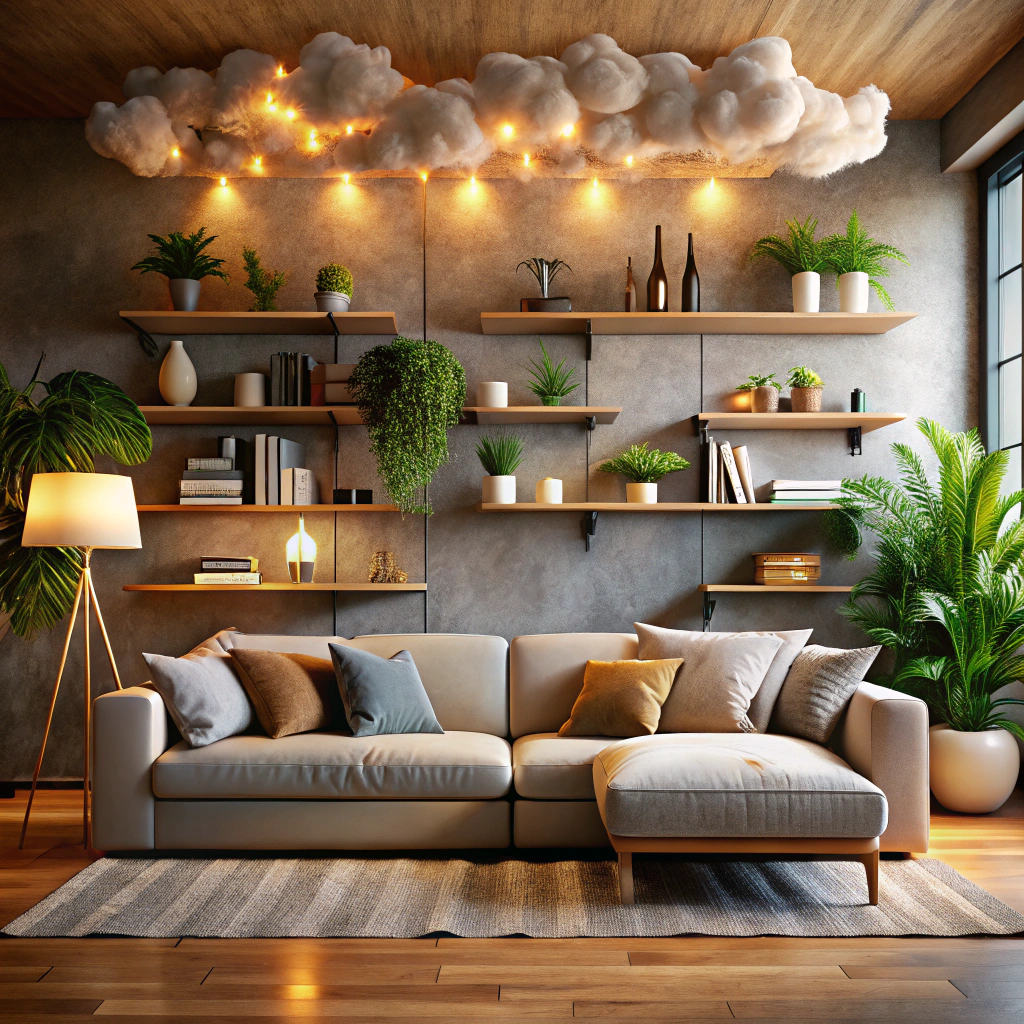 floating shelf for accessories