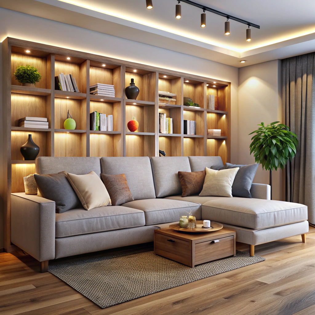 hidden side shelves