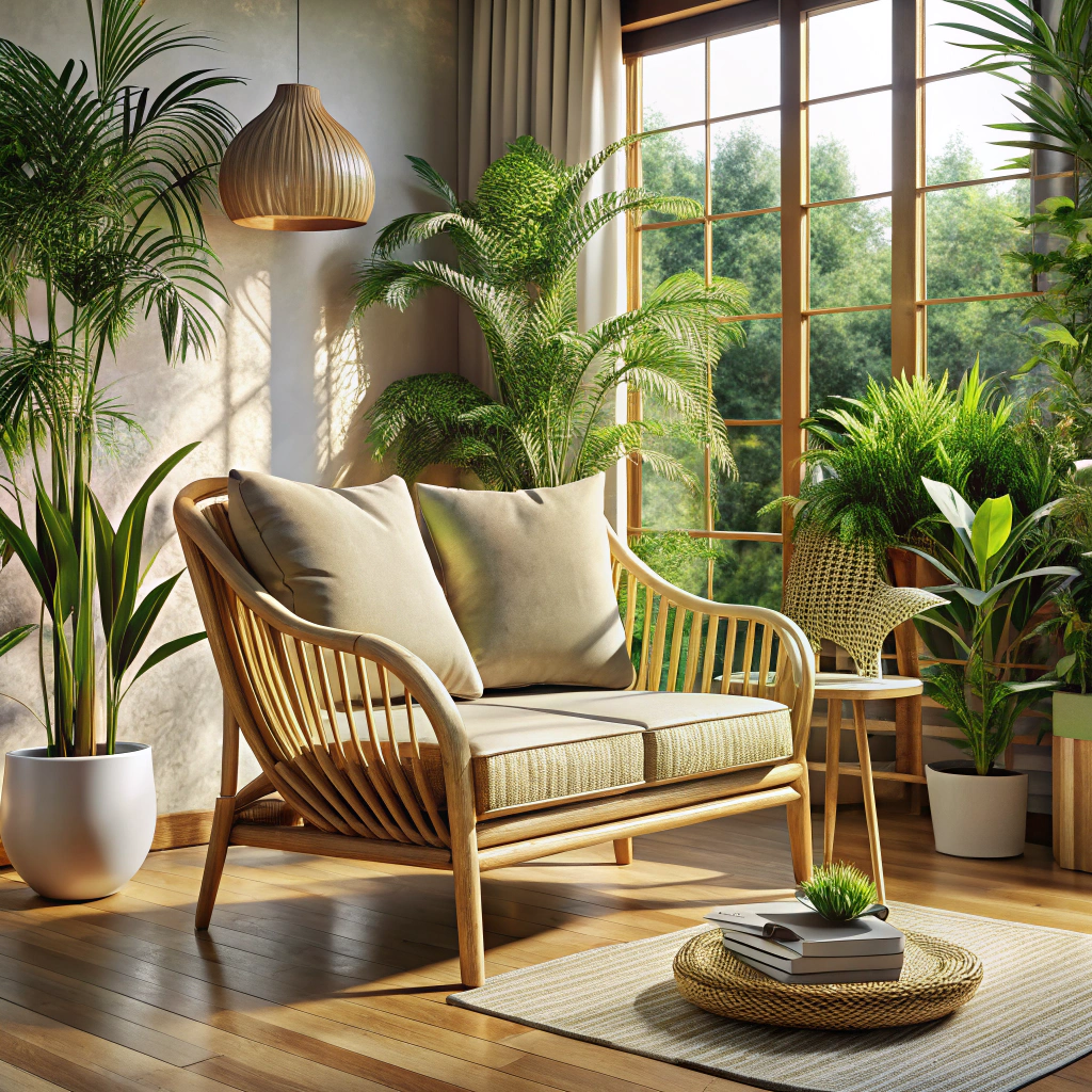 eco friendly bamboo sofa chair