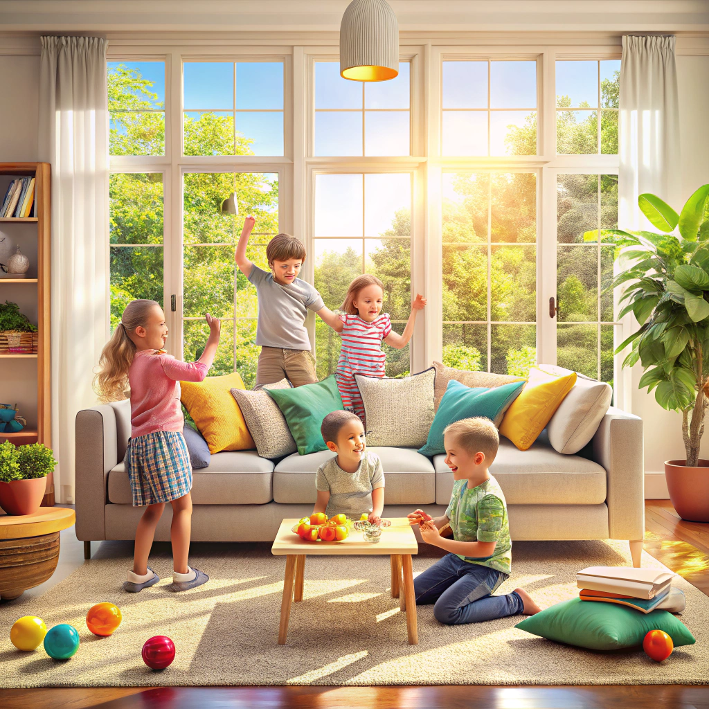 kid friendly washable fabric sofa