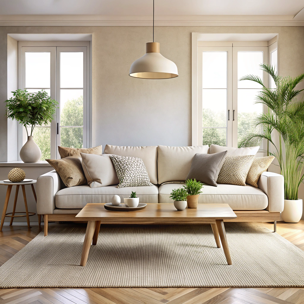 minimalist low profile sofa