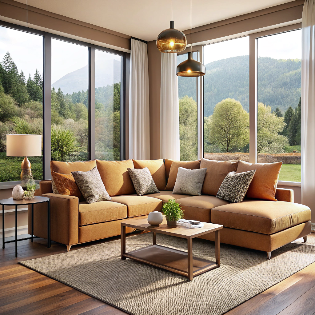 compact l shaped sectional