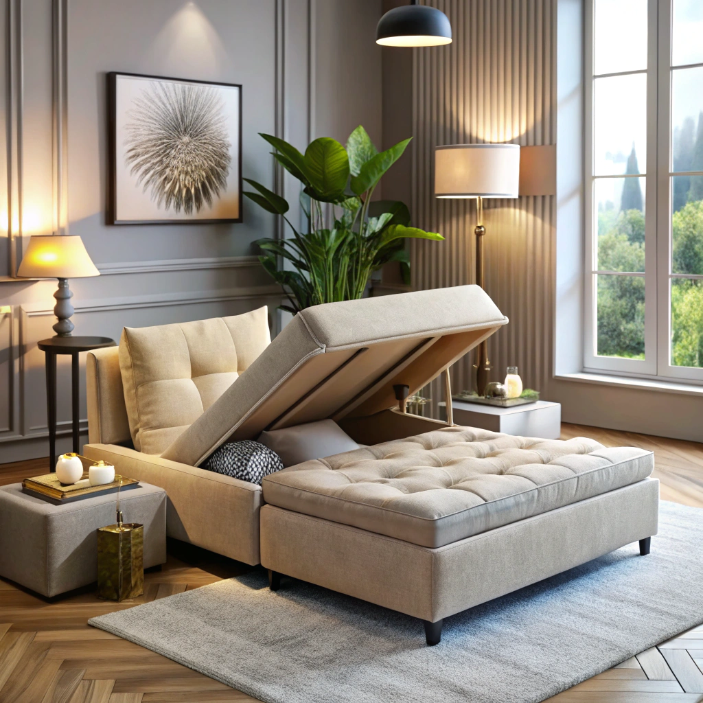 convertible ottoman bed