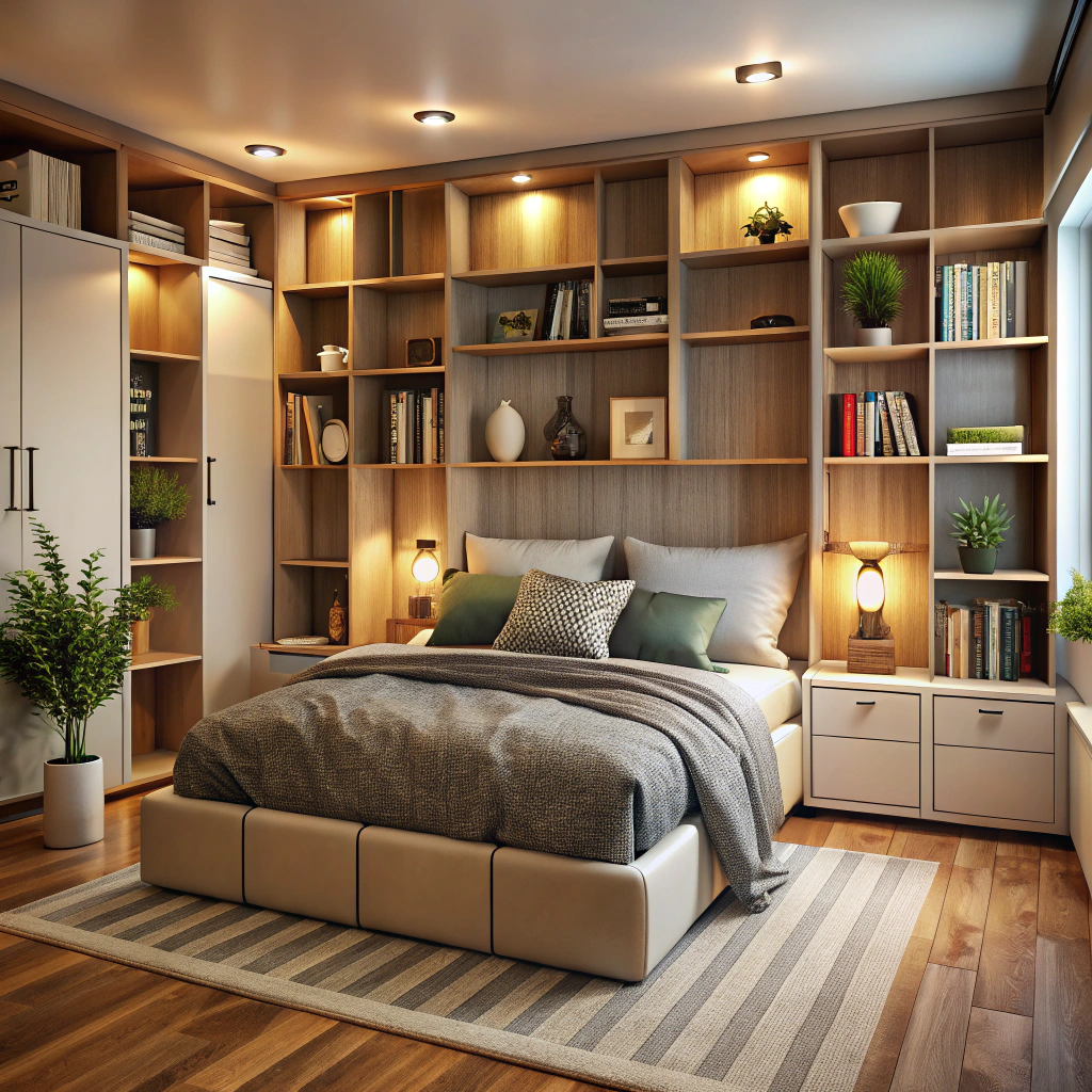 cubby bed in storage unit