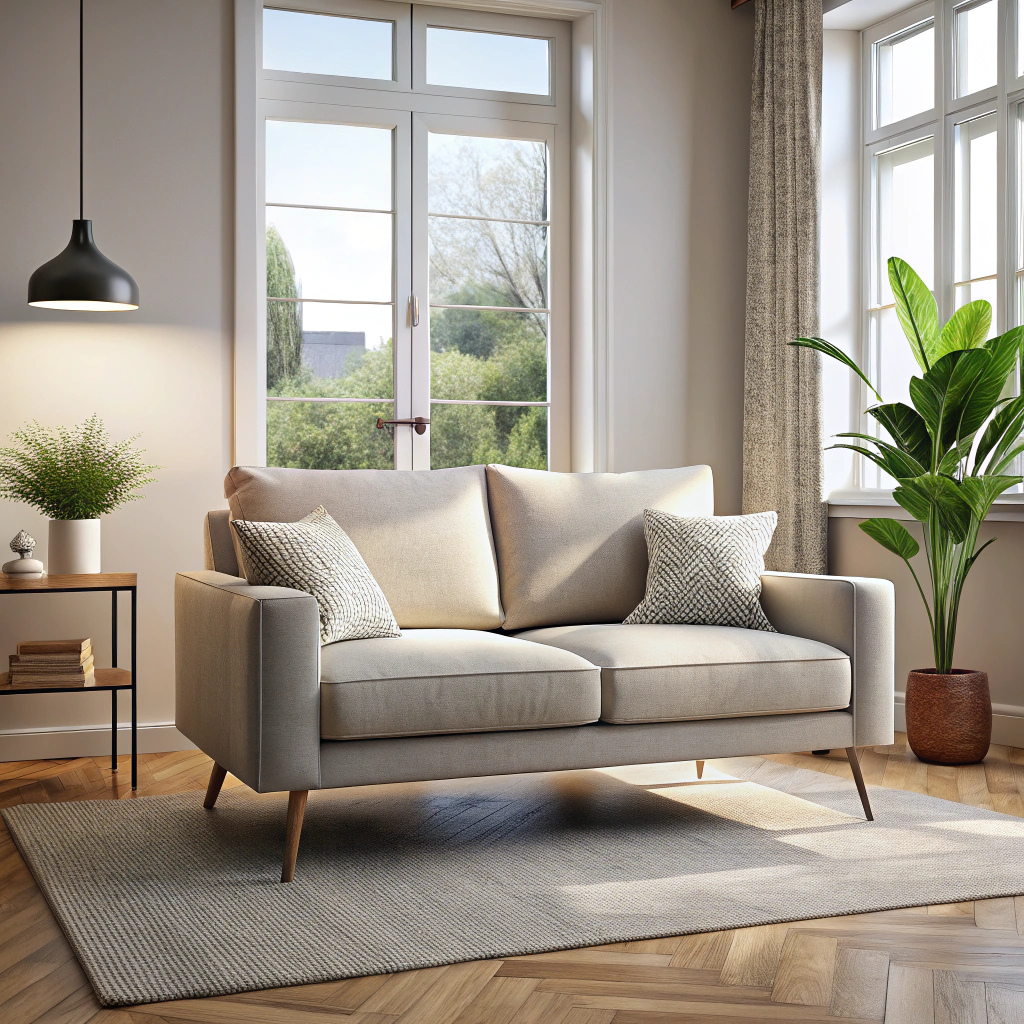 loveseat with slim arms