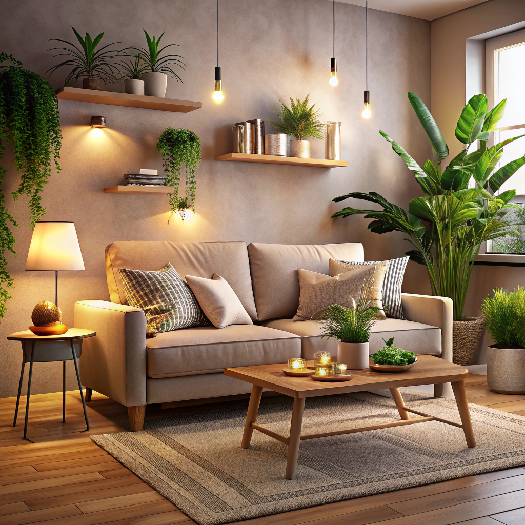 narrow profile couch