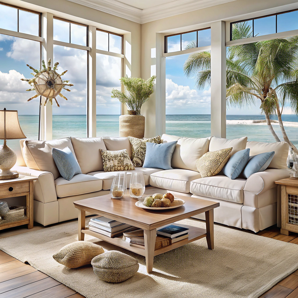 slipcovered coastal vibe sectional