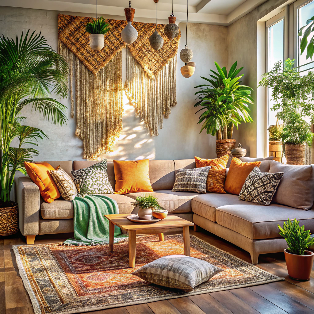bohemian style sectional