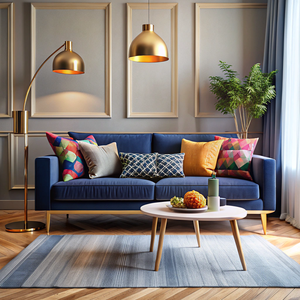 brass or gold floor lamps