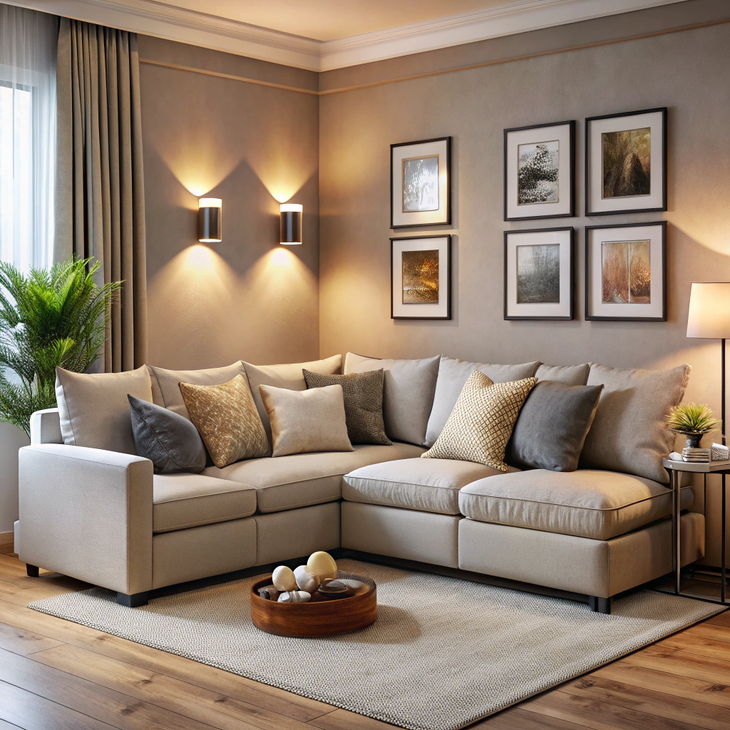 compact corner sectional