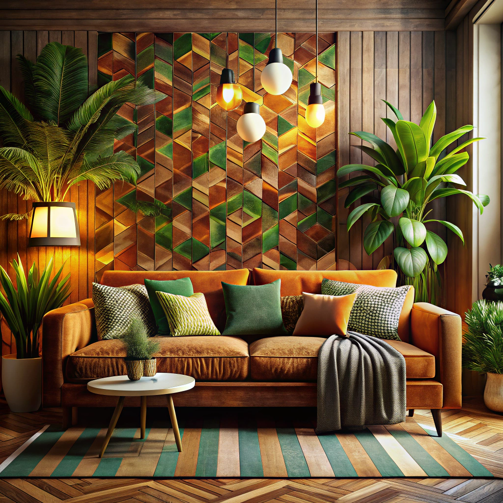 retro style modular sofa