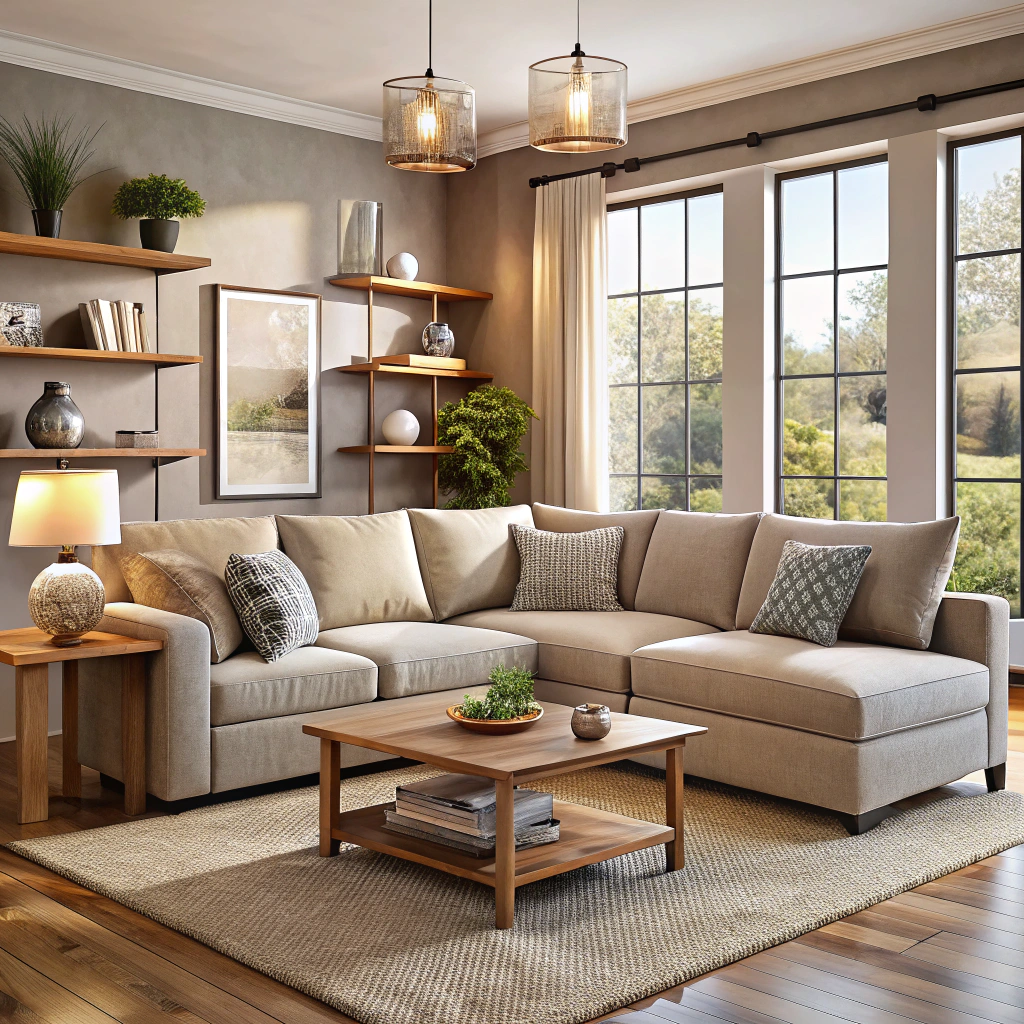 sectional with built in storage