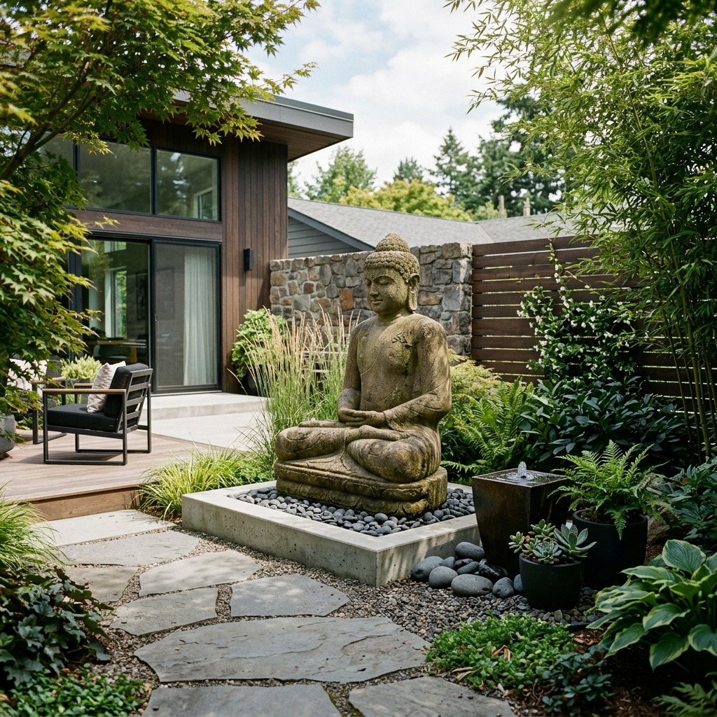 buddha statue garden